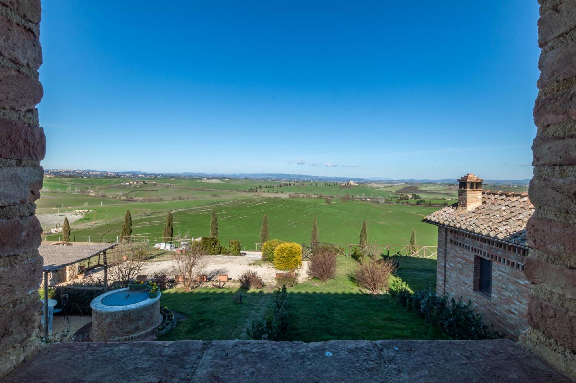 Sunflower Con Vista Su Siena Villa Corsano  Dış mekan fotoğraf